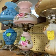 Antique Hurricane Lamps